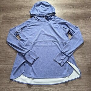 Marmot Hoodie Women XL Purple Fleece Casual Outdoor Pullover Stretch Performance